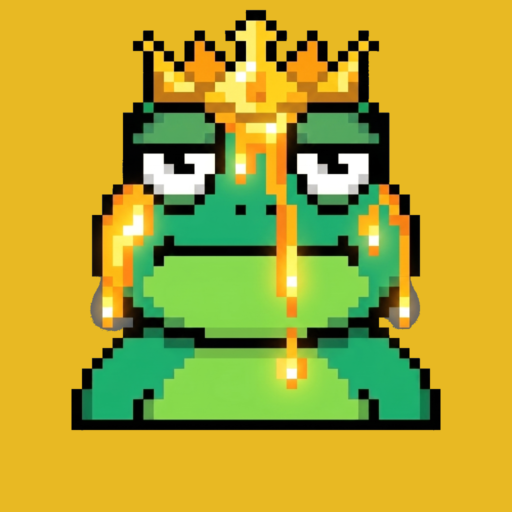 Frongz pixel-art frog