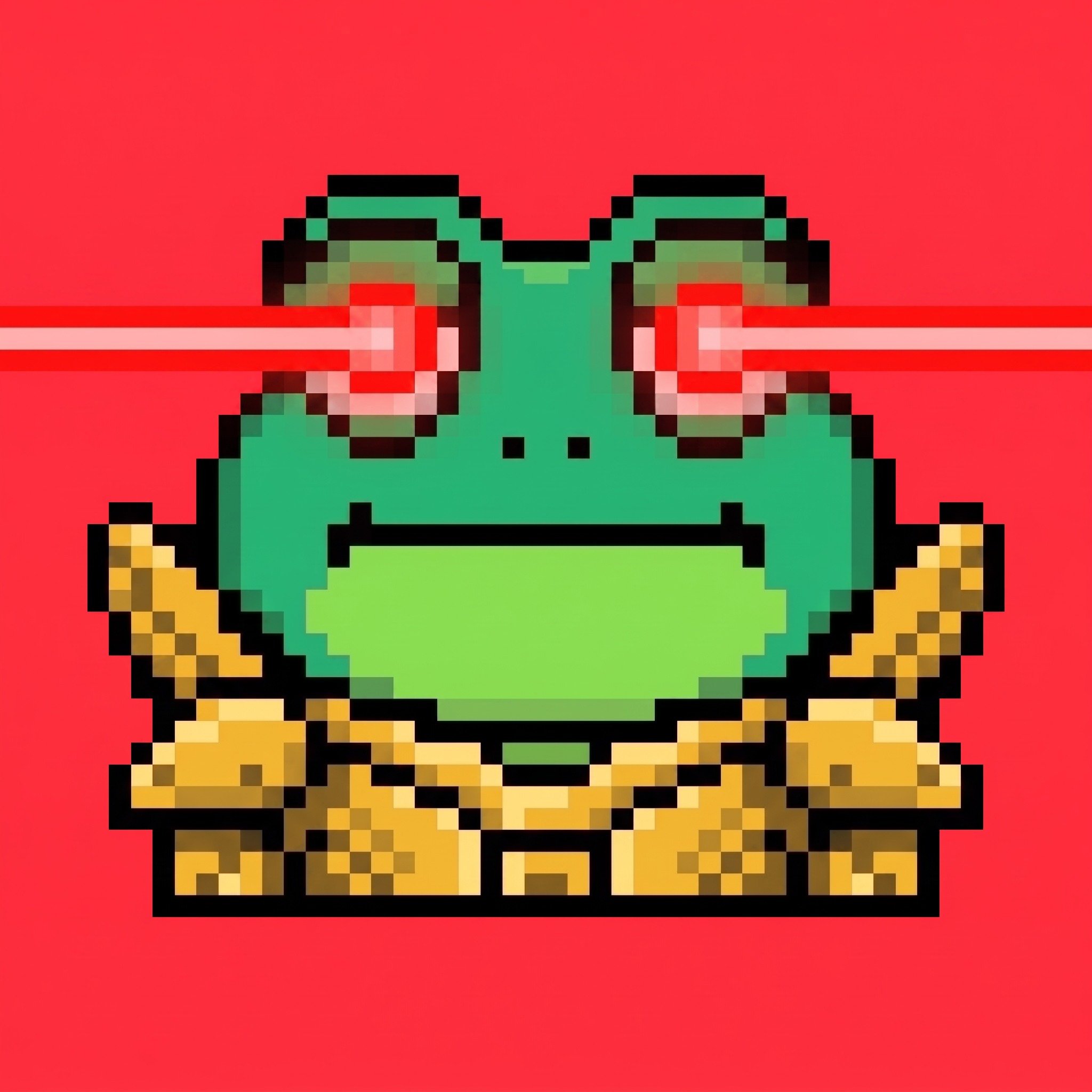 Frongz pixel-art frog